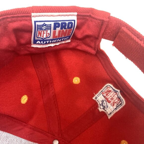 Vintage 90s Kansas City Chiefs Hat Cap Puma Pro Line NFL Wool 1998 NEW RARE - Picture 6 of 12